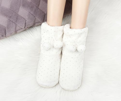 Image of Panda Bros Women's Bootie Slipper Socks, Non-Slip Gripper House Socks
