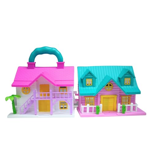 TOYTALES Girls Big Size Pretty Doll House Playset for Kids, Beautiful Two Room Set, Furniture, & Openable Doors for Kid Girls | Stunning Design for Indoor & Outdoor Fun for Children