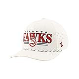 Atlanta Hawks NBA Officially Licensed Rope Hat Snapback Performance Regalia White