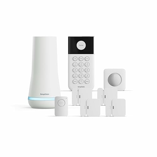 SimpliSafe 8 Piece Wireless Home Security System - Optional 