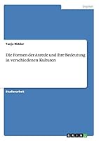 Die Formen der Anrede und ihre Bedeutung in verschiedenen Kulturen 3640736907 Book Cover