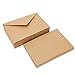 Best Paper Greetings Blank A7 Note Cards & Envelopes Set - Kraft Paper Stationery & Blank Cards and Envelopes - DIY Paper Crafting Supplies & Letter Writing Stationery - 5x7 In, 50-Pack, Brown Kraft
