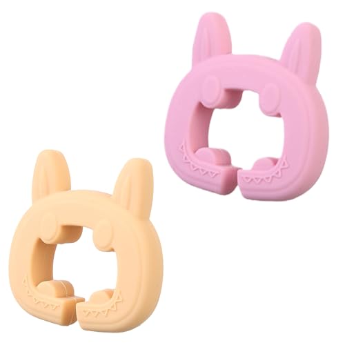 TENYELE Espátula de silicona para orejas de gato, organizador de herramientas de cocina, clip ajustable para utensilios de cocina, accesorios de cocina