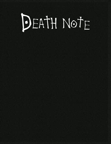 Death Note Notebook: Original Death Note With Rules: Great Notebook for School or as a Diary, Lined With More than 120 Pages