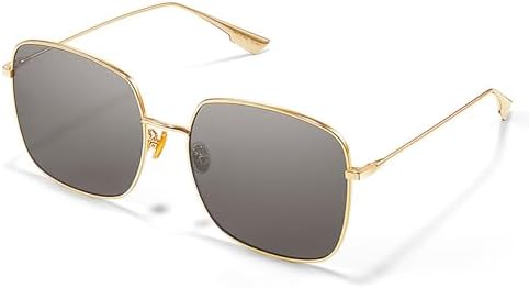 isheep Trendy Oversized Square Sunglasses Women Men,Handmade Design,Metal Frame, Classic Retro Glasses With UV400 Protection SIS-02-GD