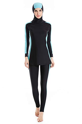 Burkini manches longues maillot de bain musulman pour plage et piscine