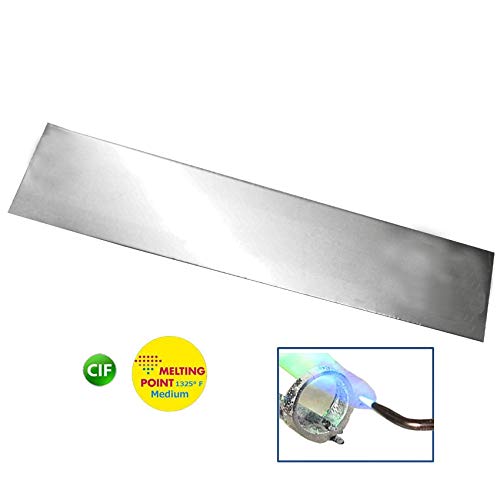 Silver Solder Sheet 65% Medium Flow Sheet Plate Size .010