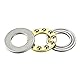 sourcing map 4 Stück F10-18M Axialkugellager 10 mm x 18 mm x 5,5 mm Chromstahl Einzelrichtung