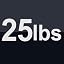 25lbs - Black