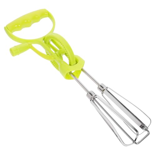 OFFSCH 2pcs Manual Hand Crank Egg Mixer Spinner Hand Crank Old Fashioned Egg Machine