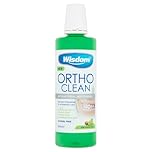 Wisdom Ortho Clean Kiwi & Apple Mint Antibacterial Mouthwash 500ml
