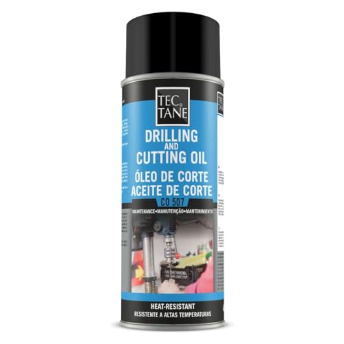TECTANE ACEITE DE CORTE CO 507, Spray Lubricante de Elevado Rendimiento, Lubrica y Enfría Procesos de Corte y Mecanizado, Resistencia a Temperaturas, Interior y Exterior, Buena Adherencia, Bote 400 ml