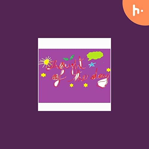 Thought of the day. cover art