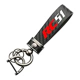 CHANGXIMOTO For RC51 RC 51 RVT1000R VTR1000 SP1 SP2 Motorcycle Keychain Zinc Alloy Carbon Fiber, Black
