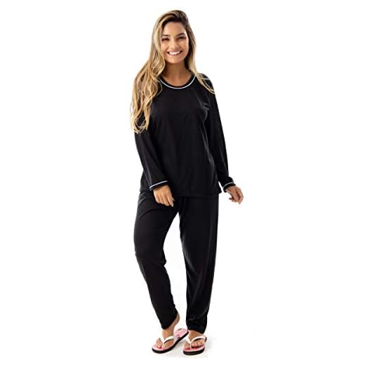 Pijama Confortavel Longo em Malha Suave Lisa | Feminino 177 Cor:Preto;Tamanho:GG