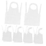 DIYEAH 25Pcs Waterproof Disposable Aprons for Cooking Heavy Duty Kitchen Tools Portable and Practical Food Preparation Supplies