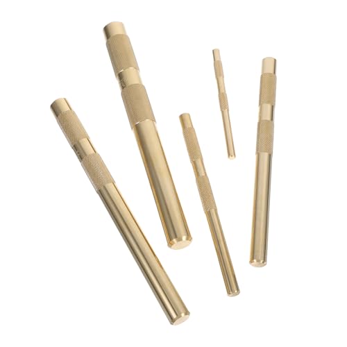 Artibetter 1ensemble Poinçons Laiton Robustes pour Perforation Précise de Métal et Cuir Kit Portable avec Variées pour Réparation Automobile et Horlogerie