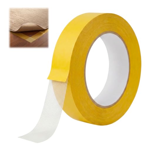 Image of Heavy-Duty Grid Double Sided Tape, 2026 New Removable Fiberglass Mesh Double Stick Adhesive Tape, Fabric Tape for DIY Crafts, Wall Decor, Office Decor, 1 Roll, 0.79 in x 66 FT