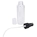 Bekith 30 Pack 2 oz Clear PET Spray Bottles with Black Fine Mist Sprayer for Essential Oils, Travel, Perfumes, Reusable Empty Liquid Containers with 6pcs Funnels and 48pcs Labels