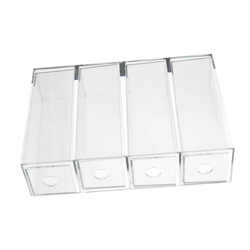 WRITWAA 1Pc Acrylic Eyeshadow Storage Box Type Makeup Organizer for Household Use Capacity Cosmetic Storage Case Transparent Design for Easy Access Stylish and Durable