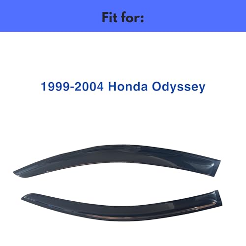 Image of IG Window Visors Fit for 1999-2004 Honda Odyssey, Out-Channel Rain Guards Vent Wind Deflectors 2PC, Car Accessories for 99-04 Odyssey