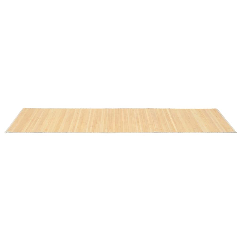 vidaXL Teppich Bambus 80x200 cm Natur