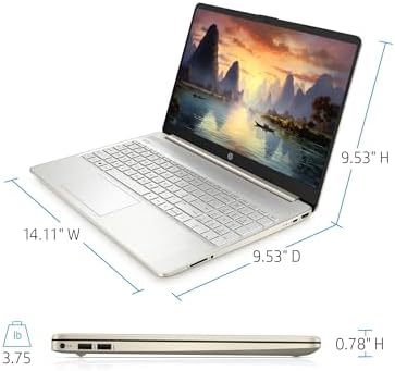 HP 15.6" HD Display Laptop PC, AMD Athlon 3050U, 4GB RAM 128GB Storage - 4