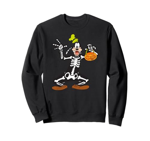 Sweat Disney Goofy Skeleton Halloween vêtement chaud automne noir