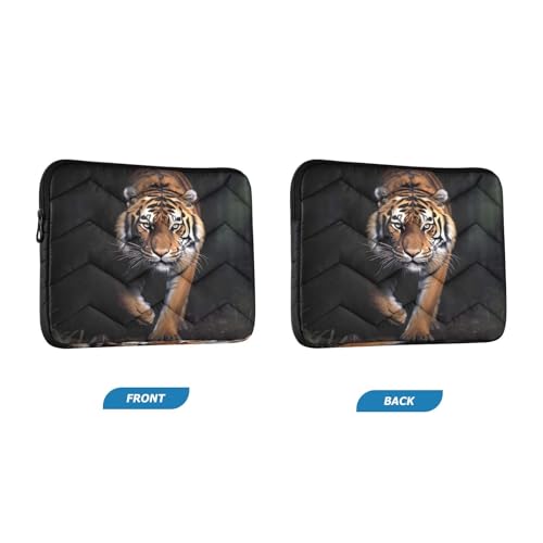 Funda para portátil negra Wild Tiger para 13-14 pulgadas miniatura 2