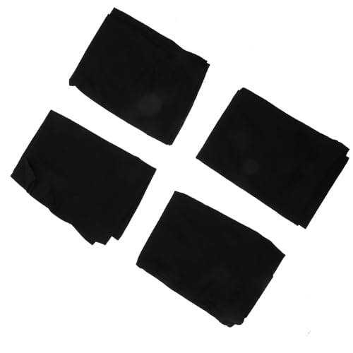 Healifty Gorras para Rastas de Algodón Mercerizado Negro, Diadema Elástica Pelo Que Mantiene el Cabello y Reduce el Frizz, Adecuado para Dormir y Limpiar