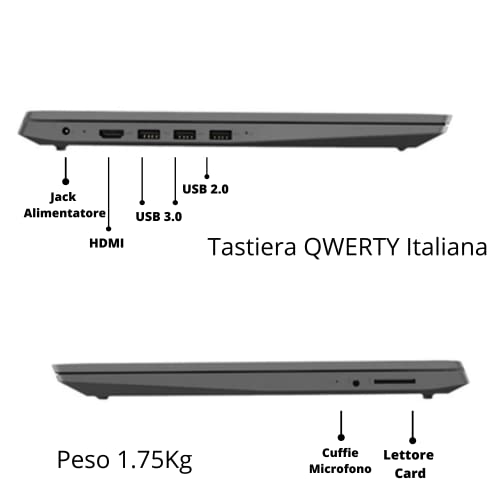 Image of Lenovo Laptop, 15.6 inch HD Screen, Intel N4020, 4GB RAM, 256GB Ssd m2, Win 11 Pro QWERTY with AZERTY Stickers