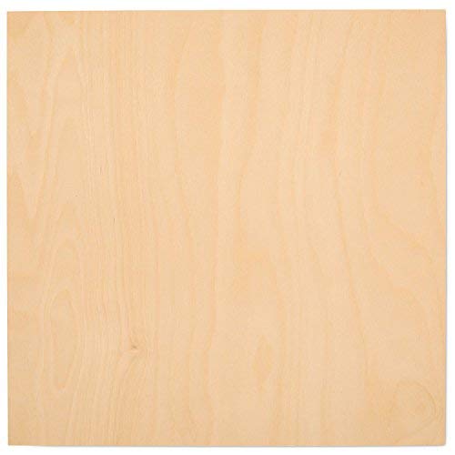 3 mm 1/8 x 12 x 12 Inch Premium Baltic Birch Plywood, Box
