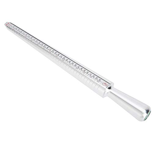 Preisvergleich Produktbild Dioche Ringmesswerkzeug 1St. Ringe Dorn, Schmuckwerkzeug Ringmessstab, Präzise Legierungsringgröße für Schmuckhersteller Schmuckreparaturarbeiter