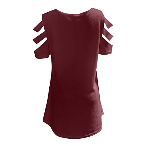 White Blouse,Tunic Tops To Wear With Leggings, Womens Shirts Zip V Neck Tees Hollow Out Short Sleeve Boluses Classic Solid Color T Shirts Shirts For Women Short Sleeve Casual #TOP2