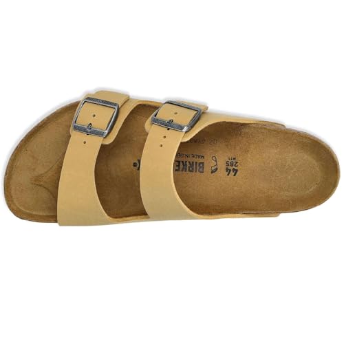 Birkenstock Unisex Arizona BS Birko-Flor Latte Cream Sandals 6 W / 4 M US2