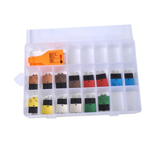 Set de 15 fusibles para autos con tester, interruptor automático reiniciable, surtido miniatura 6