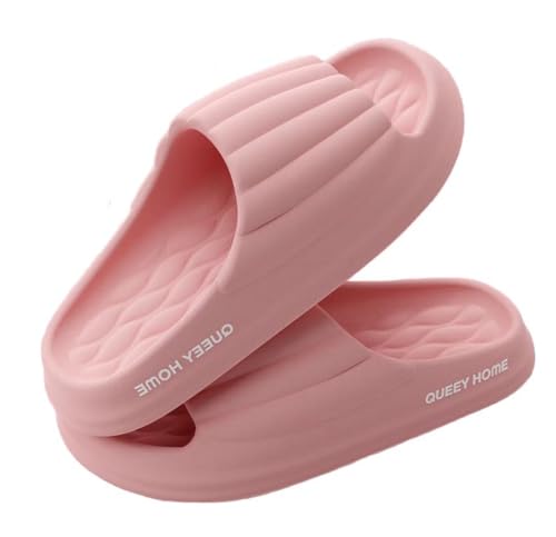 YUNZLAN Slides Sandals for Women and Men House Shower Slippers Bathroom Sandals non slip Cushioned Thick Sole Indoor Outdoor