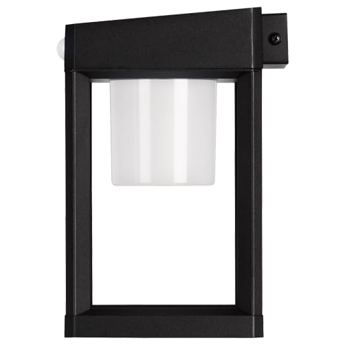 4lite Antheia - Lanterna solare da parete per esterni (antracite) 300lm bianco caldo IP54, lanterna solare da parete
