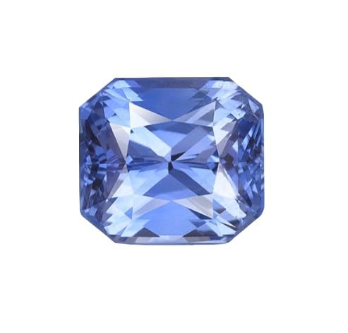 5 Carat Blue Sapphire Gemstone 5.50 Ratti Neelam Stone Original Certified Kashmiri Blue Sapphire Radiant Shape Mayuri Indra Neelam Stone Real Neelmani Ratna Nilam Rashi Ratn For Wearing-image-26