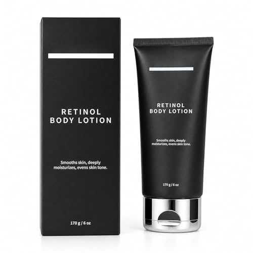 Retinol Body Lotion Firming Body Cream for Crepey Skin Moisturizing Retinol Lotion for Neck & All Body Skin(170g/6 oz)