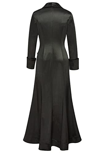 CHIC STAR Womens Satin Maxi Coat3