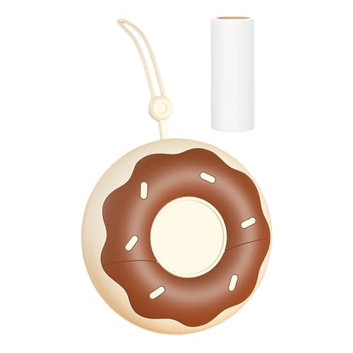 Eliminador de pelo para pelo de animales, herramienta de limpieza profunda en forma de donut | Rodillo quitapelusas para eliminar el pelo de las mascotas - Para prendas de sofá, muebles, suelos, cama