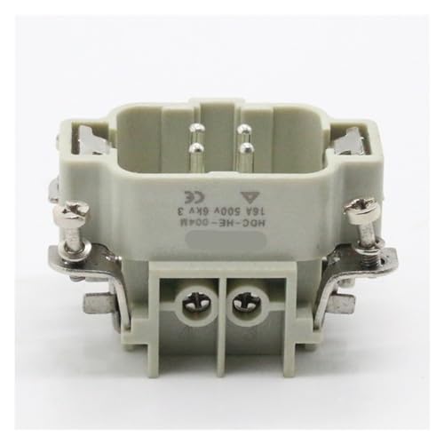 Conector de alta resistencia para automatización industrial con enchufe rectangular 16A 3