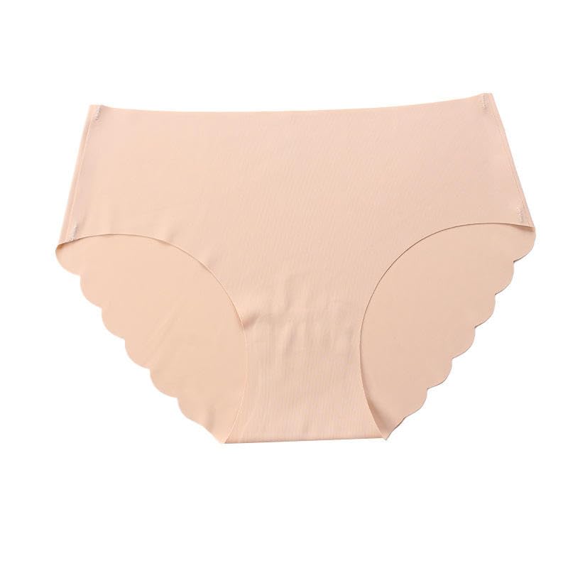 akado Women's Seamless Panties, Invisible High Waist No Show Ladies Bikini Seamless Laser Cut Ice Silk Stretch Brief Panties, Cotton Underwear Bikini Panty. (XL, 1PC, Multi)-picture-5