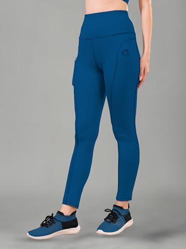 Image of Women High Rise Gym Wear Tights Stretchable Yoga Pants Fitness Leggings Gym Pants Multipurpose Slim Fit Track Pant Workout Active Wear Lower