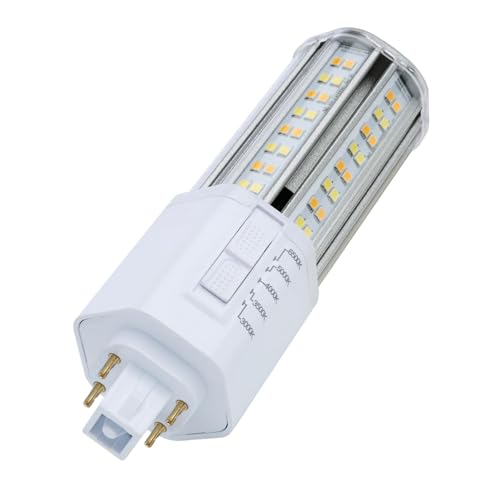 Image of IDO LED G24q 4-Pin Base Light Bulb, 18W 2400 Lumen(Ballatst Must Be Bypass) Dimmable, Use for Recessed Downlight