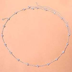 Hsyhkdsy LLD2 Strass-Taillenkettengürtel 2er-Set