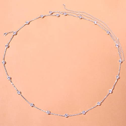 Hsyhkdsy LLD2 Strass-Taillenkettengürtel 2er-Set