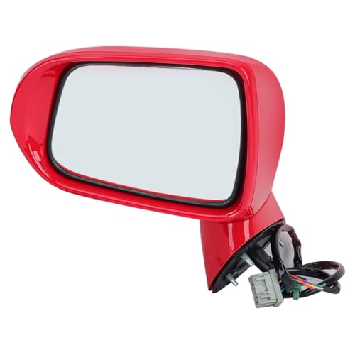 �Ԃ̃o�b�N�~���[�A�Z���u�� �t�B�b�g �p �W���Y 2005-2008�p CITY 2007�p ���A�r���[ 5�s�� �d���p�x���� LED �^�[���V�O�i�������v �K���X �ԗp�T�C�h�~���[(5pins red L)