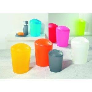 Papelera Move Spirella 5L blanca de 28 cm con acabado premium